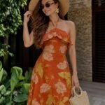 Burnt Flower Dress