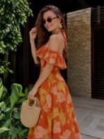 Burnt Flower Dress - Image 2