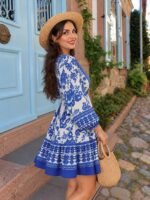 Blue Coastal Dress - Image 4