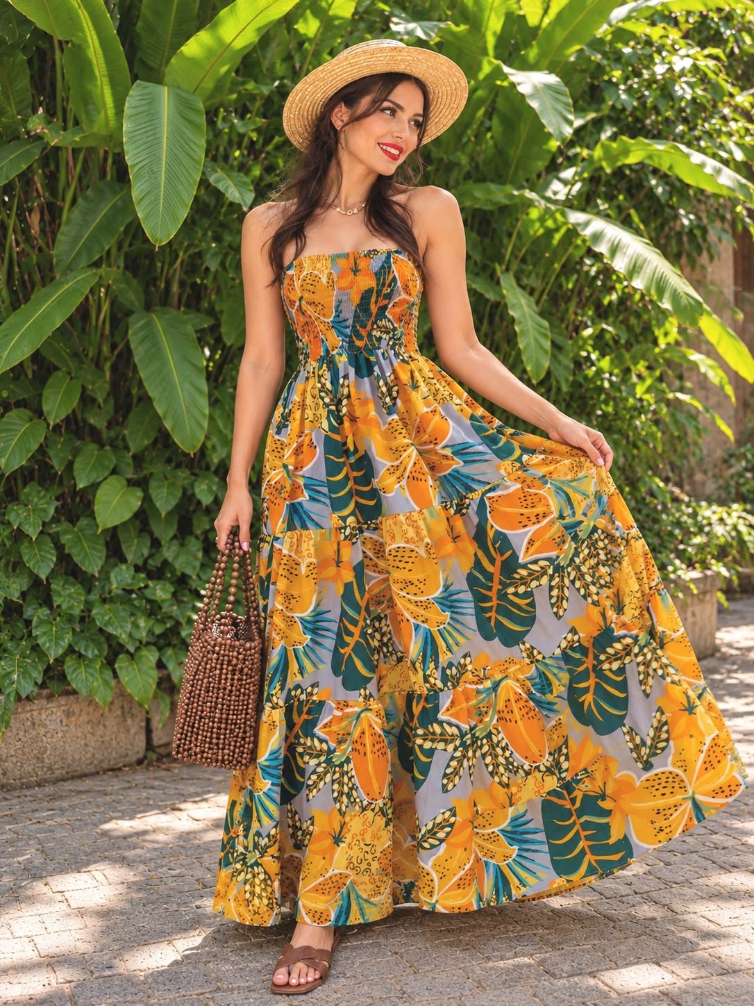 WhatsApp Image 2026-10-12 at 3.19.39 PM (2) Palm Girl Dress - Image 1