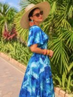 Blue Rose  Dress - Image 4