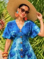Blue Rose  Dress - Image 2
