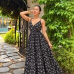 Black Coral Dress